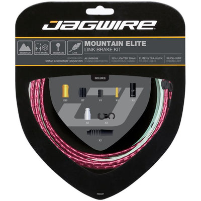 Kit de frein Jagwire Mountain Elite Link - rouge