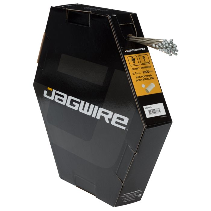 Câble de changement de vitesse Jagwire - acier inoxydable poli pro - 1,1x2300mm - sram shimano (50pcs)