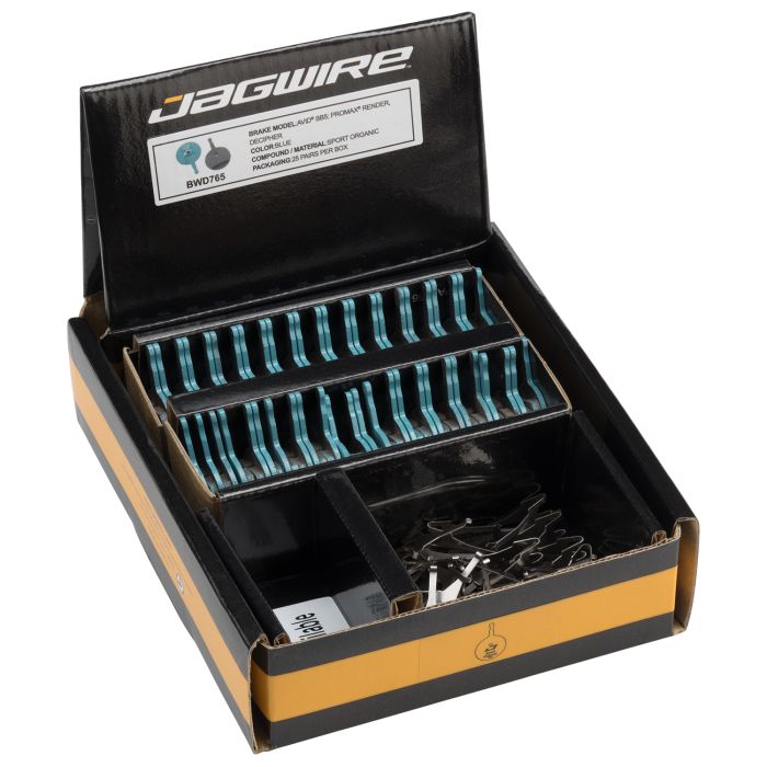 Plaquette de frein à disque organique Jagwire sport - atelier (25 paires) - avid (bb5)