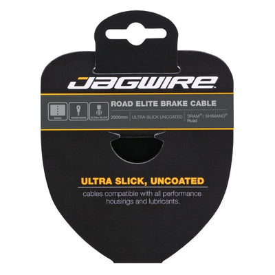 Câble de frein route Jagwire - acier inoxydable ultra-lisse poli Elite - 1,5x2000mm - sram shimano