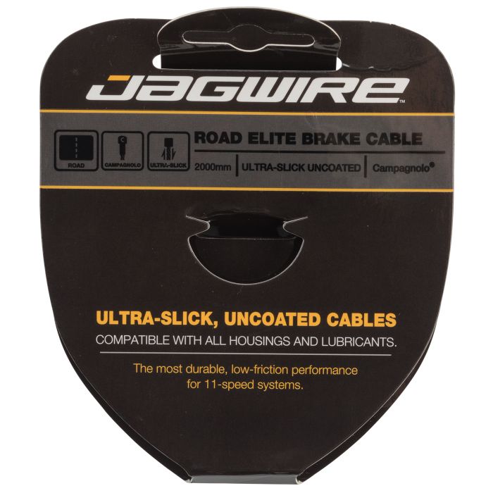 Câble de frein route Jagwire - acier inoxydable poli ultra-lisse élite - 1,5x2000mm - campagnolo