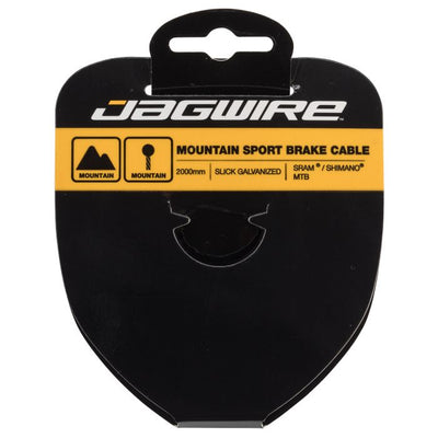 Câble de frein de montagne Jagwire - sport slick galvanisé - 1,5x2000mm - sram shimano