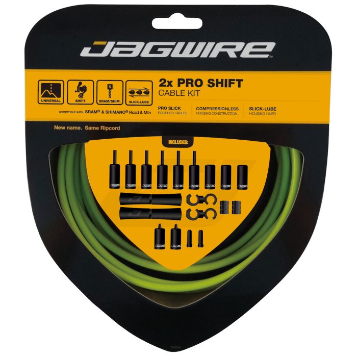 Kit Jagwire 2x pro shift - vert biologique