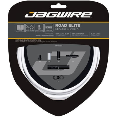 Kit de freins scellés Jagwire Road Elite - blanc