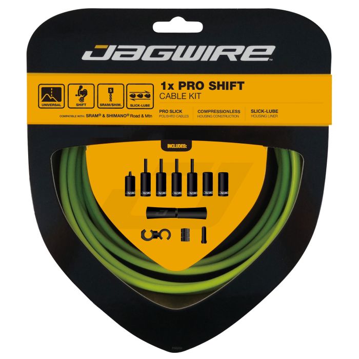 Jagwire 1x kit pro shift - vert biologique