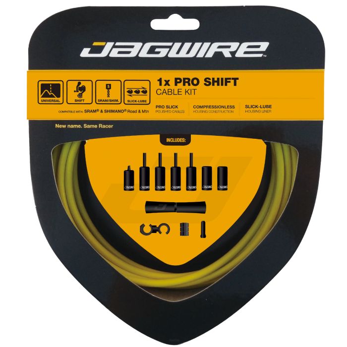 Jagwire 1x kit de changement de vitesse pro - jaune