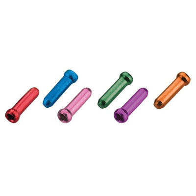 Embouts de câble Jagwire - frein ou changement de vitesse (500pcs) - rouge bleu rose violet orange vert