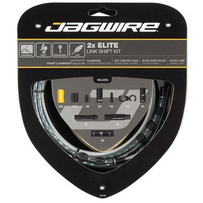 Kit de changement de vitesse Jagwire 2x Elite Link - gris
