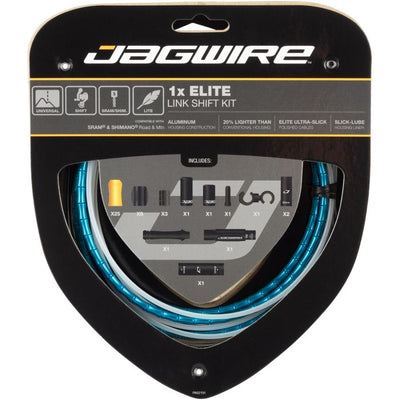 Jagwire 1x kit de changement de vitesse Elite Link - bleu