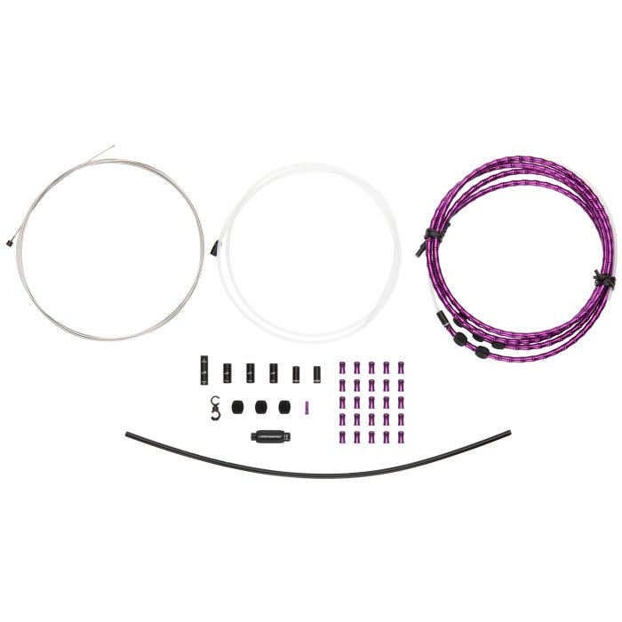 Jagwire 1x kit de changement de vitesse Elite Link - violet limité