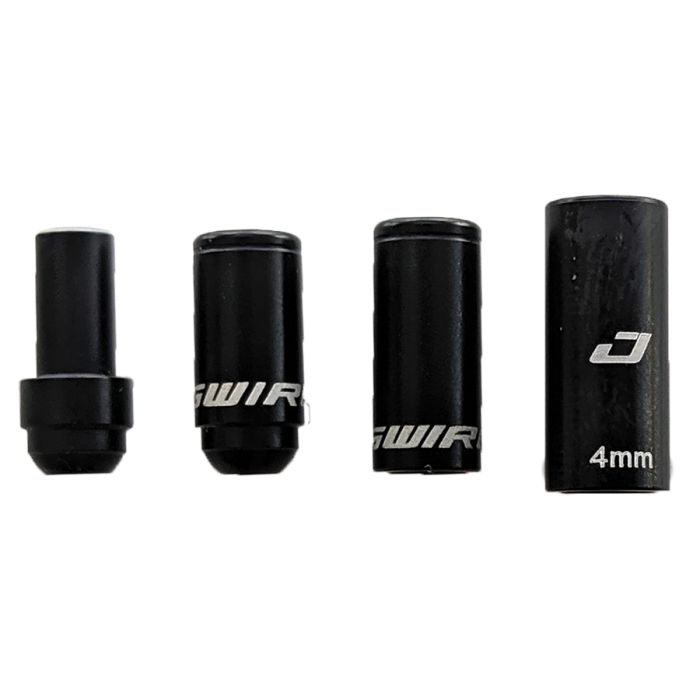 Jagwire 1x pack d'embouts de changement de vitesse Elite Link (8 pièces) - noir