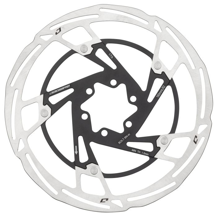 Disque de frein à disque Jagwire pro lr2 - 6 boulons - 180 mm