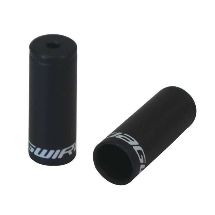Embouts Jagwire ouverts - compte-gouttes 3 mm - alliage (50pcs) - noir