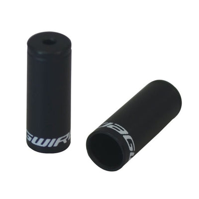 Embouts Jagwire ouverts - compte-gouttes 3 mm - alliage (50pcs) - noir