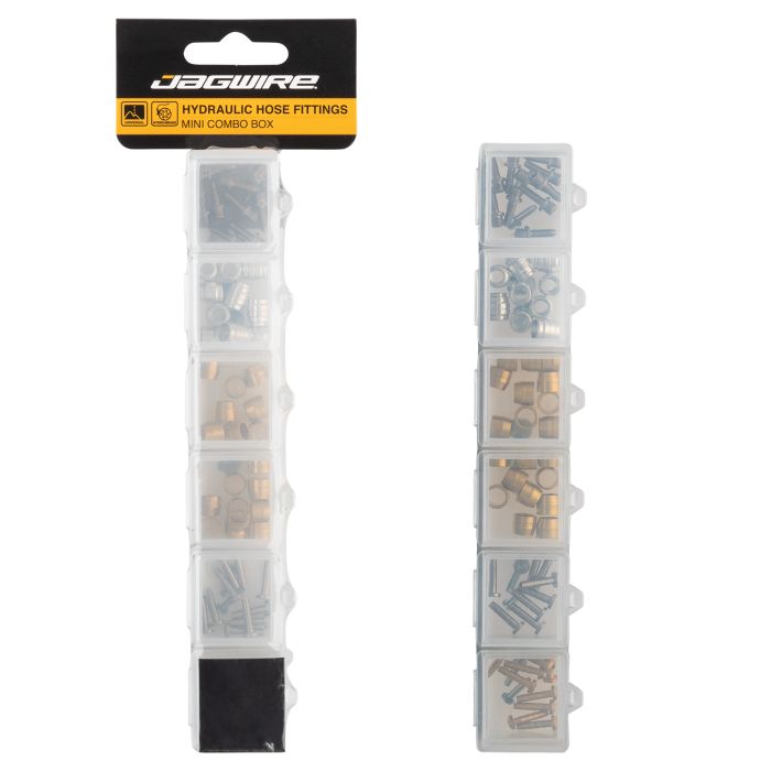 Mini boîte combo de raccords de durites hydrauliques Jagwire