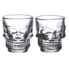 2 verres de verres de tir (60 ml) - crâne