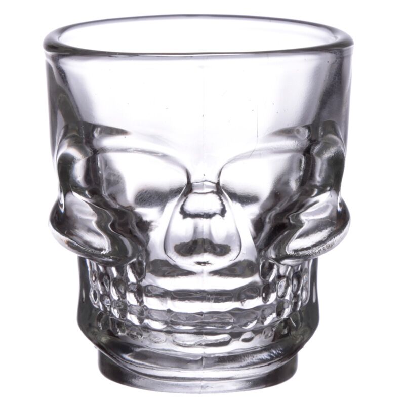 2 verres de verres de tir (60 ml) - crâne