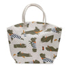 Bertrand de French Bulldog Jute Beach Bag