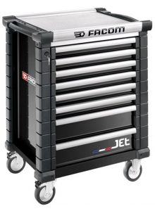 Facom jet+ desserte à outils 7 tiroirs m4 noir