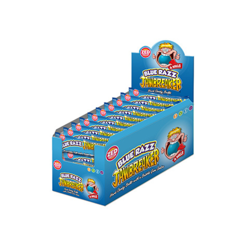 Zed candy jawbreaker framboise bleue (40x 4-pack)