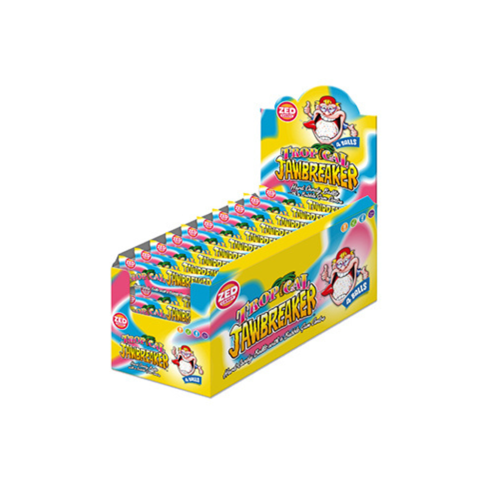 Zed bonbons jawbreaker tropical (40x 4-pack)