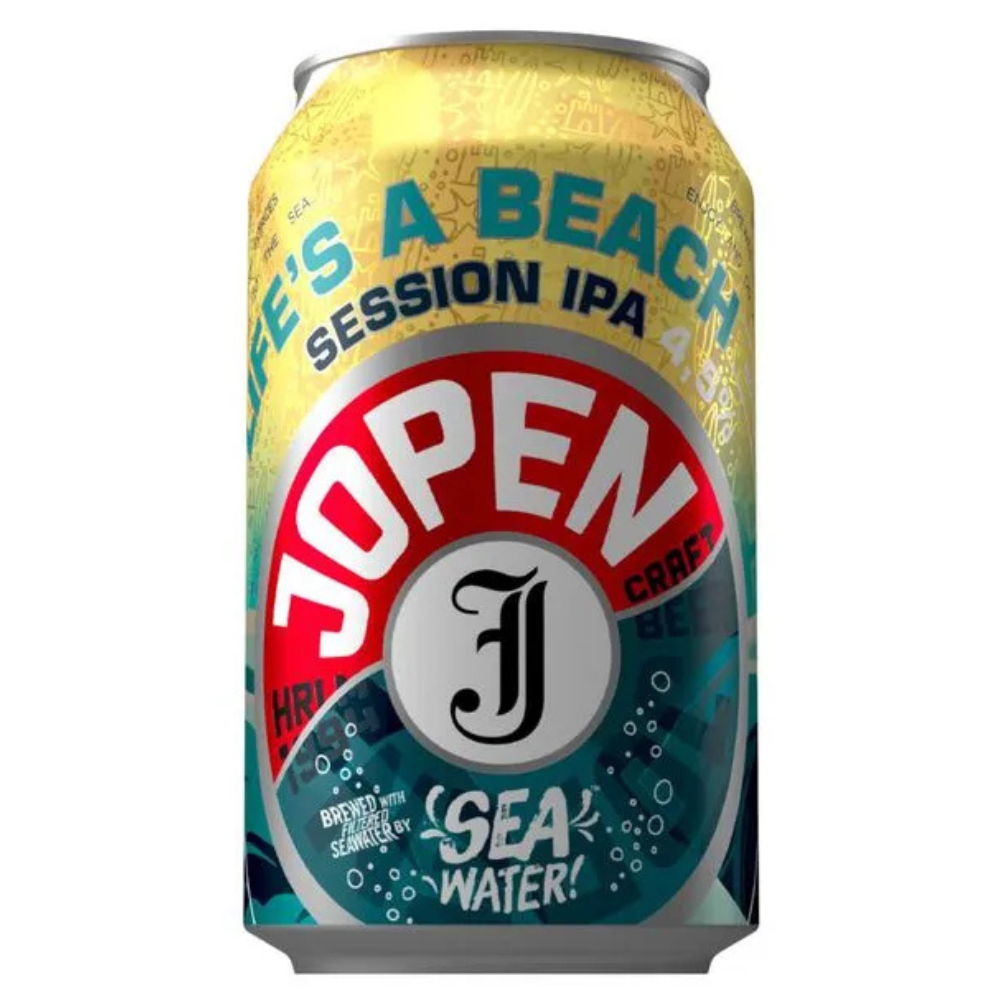 Jopen la vie est une plage canette 33 cl
