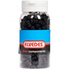 Elvedes Joints toriques en caoutchouc pour câble de frein et de changement de vitesse ø1.1-1.5mm noir (pot de 250 pièces)