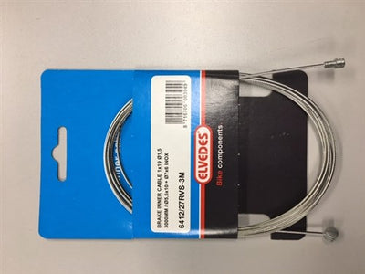 Elvedes Câble intérieur de frein 2250mm acier inoxydable V-nipple 6412 27RVS-49
