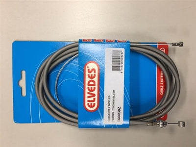 Elvedes Cable Uni 2 Nippels 2,35m Silver 6444 39Z