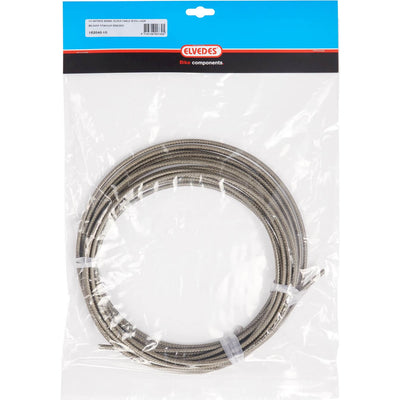 Elvedes Frein extérieur k 5mm argent (10m)titan.tressé.182040-10