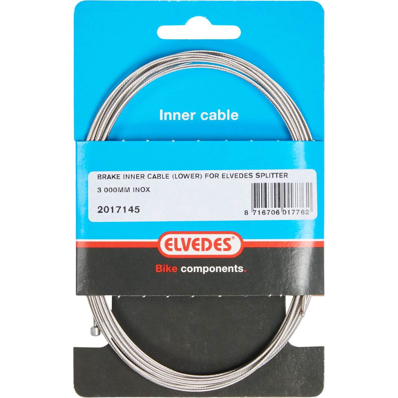 Elvedes Indoor Cable 3000mm 49 en acier inoxydable pour séparateur de câble 22017145