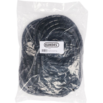 Elvedes Tuyau spiralé (12Mm) 10 mètres noir