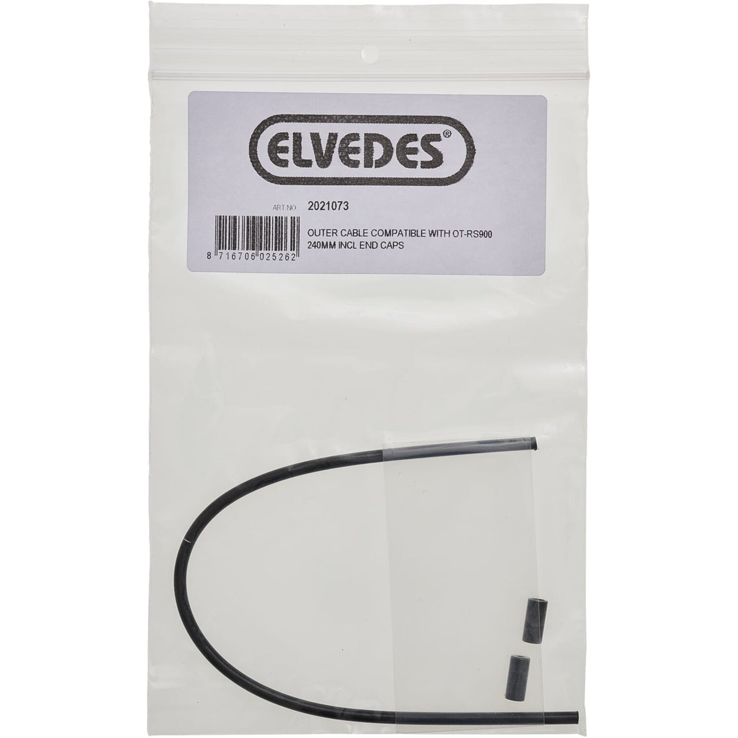 Elvedes câble extérieur de changement de vitesse 240mm incl.2 embouts Superflex