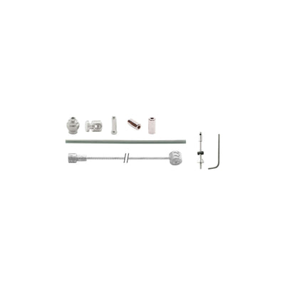 Kit câble de frein à tambour Elvedes 1700mm 2250mm acier inoxydable - argent (sur carte)