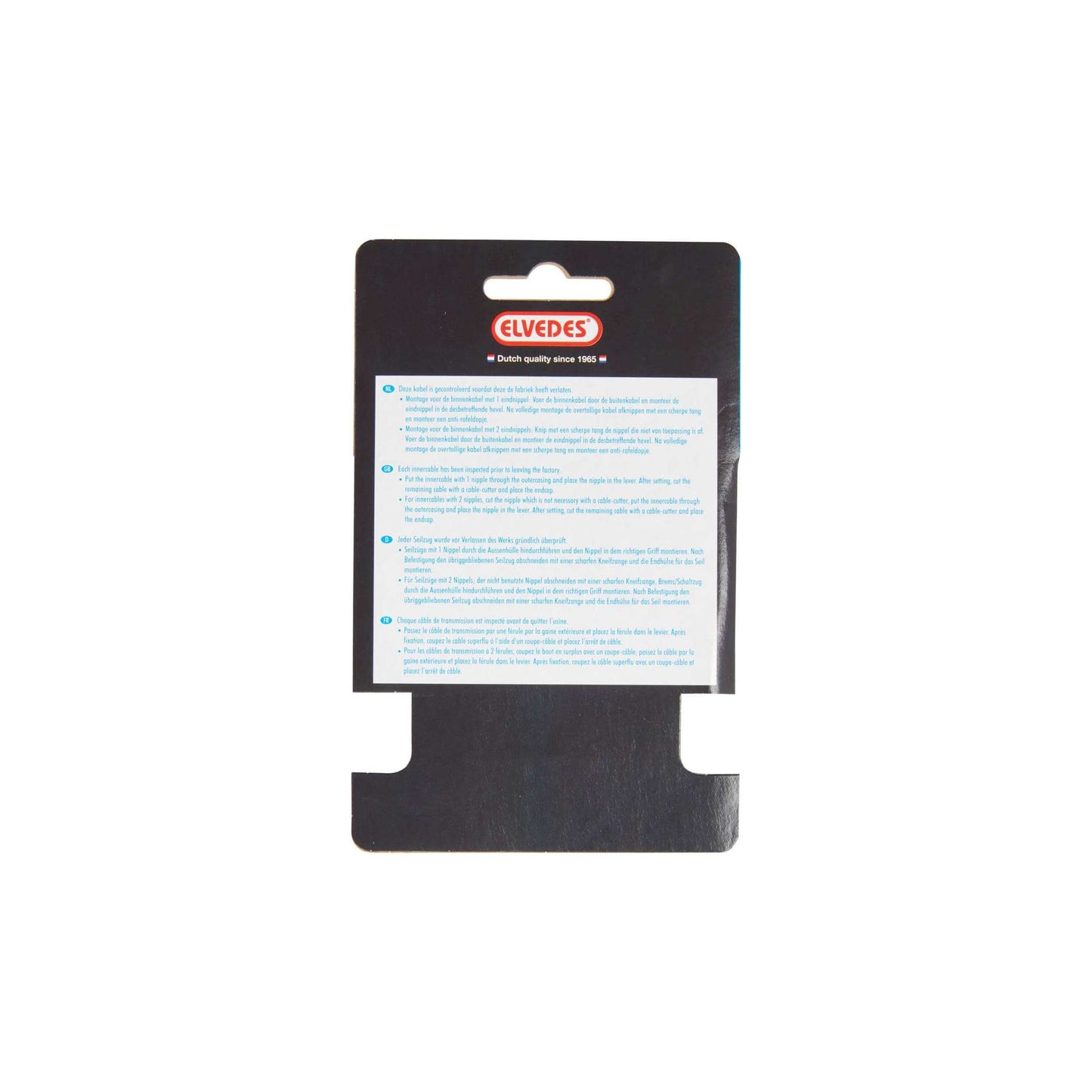 Elvedes Câble de frein intérieur poire en acier inoxydable (6412 27RVS)