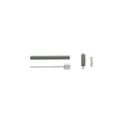 Ensemble de câbles d'engrenage 3 -peed Elvedes Nexus 1700 2250 mm en acier inoxydable - argent (sur carte)