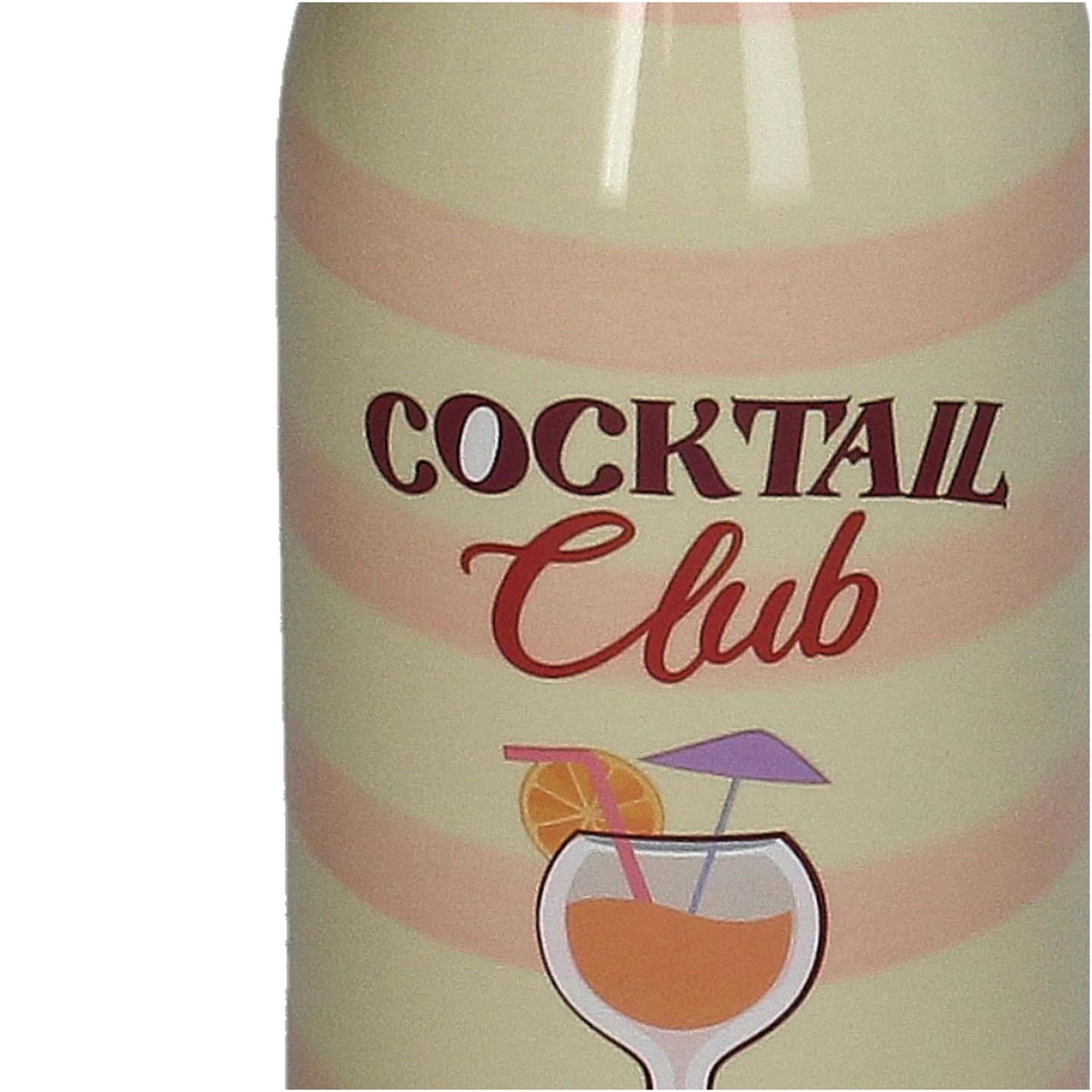 Vase Kersten bouteille cocktail faïence h24cm