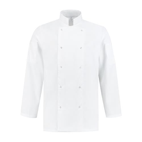 Bestex veste de chef polyester coton blanc m