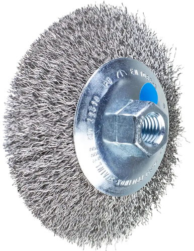Brosse en acier Pferd inox 115x10 m14 0,35 pos