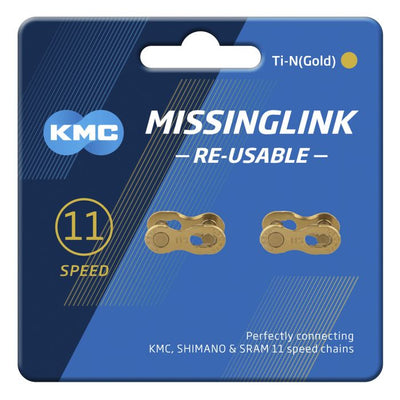 KMC Chain Link 12 vitesses Ti-n Gold Non réutilisable