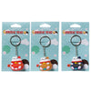 Maneki Neko Lucky Cat 3D PVC Key Ring