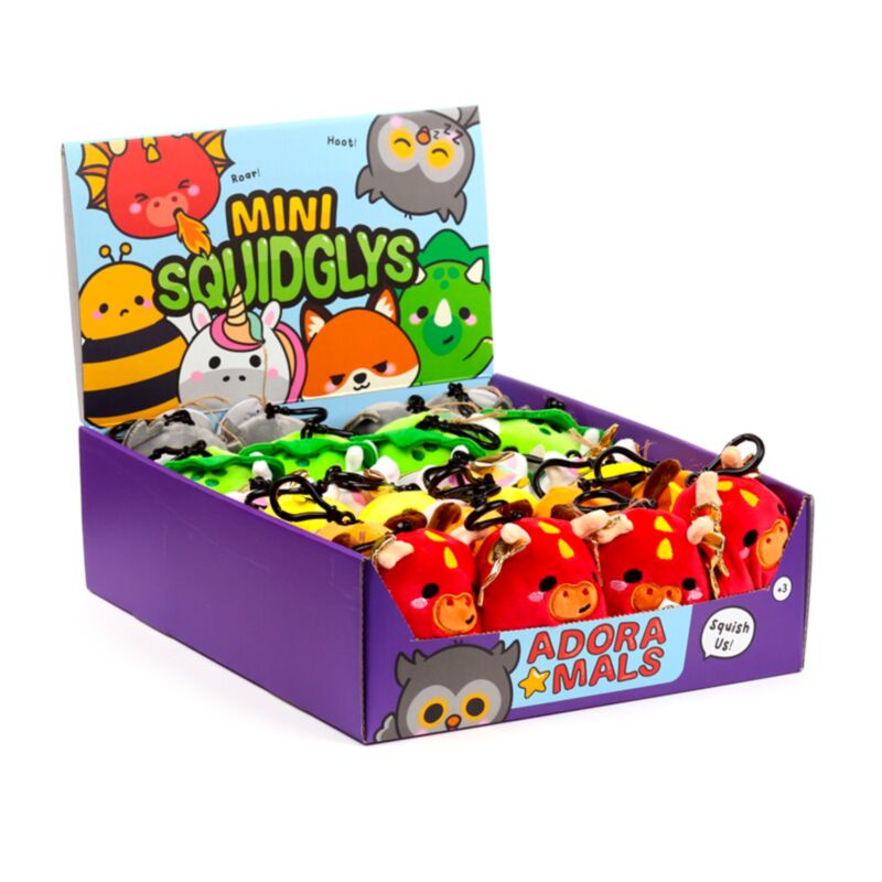 Squidgys en peluche porte-clés