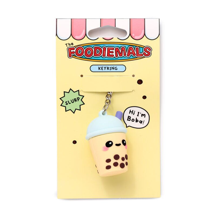 Boba le bubble tea foodie mals porte-clés PVC 3D