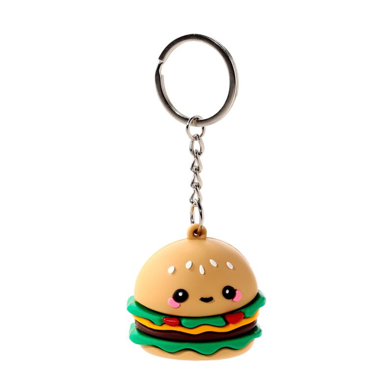 Hammy le burger gourmand mals porte-clés PVC 3D
