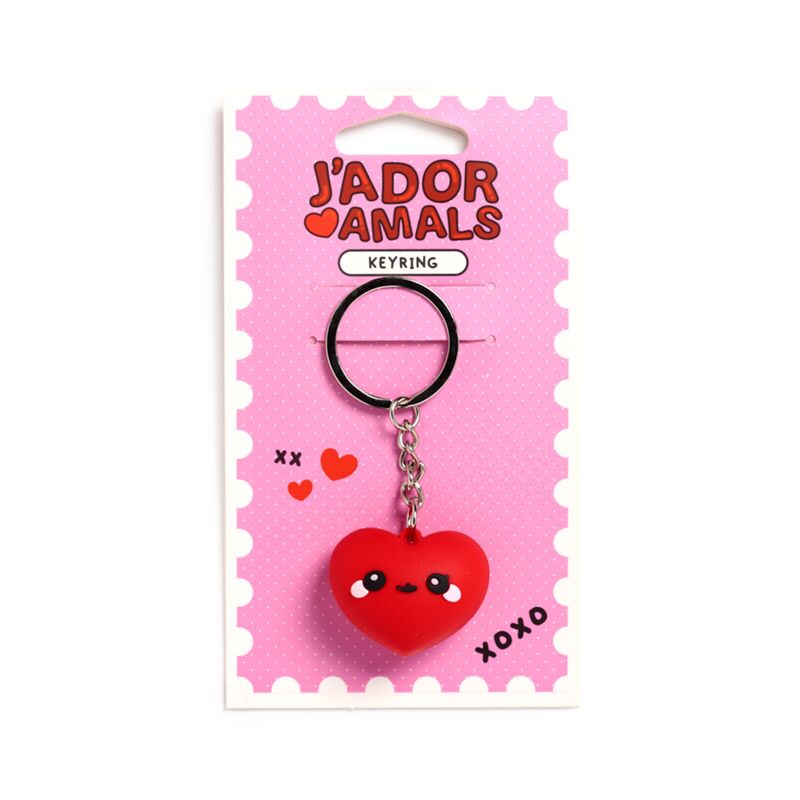 Porte-clés pvc 3d coeur J'adoramals