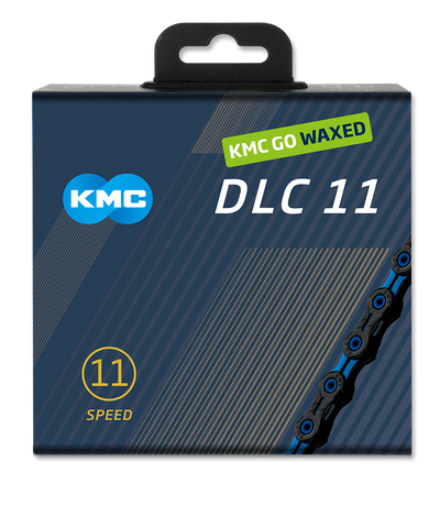 KMC Ketting DLC11 Black Blue 118s cire