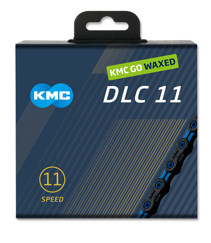 KMC Ketting DLC11 Black Blue 118s cire