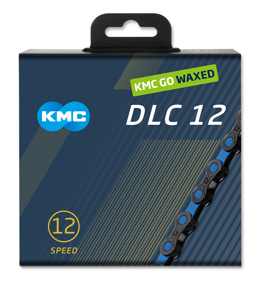 KMC Ketting DLC12 Black Blue 126S cire
