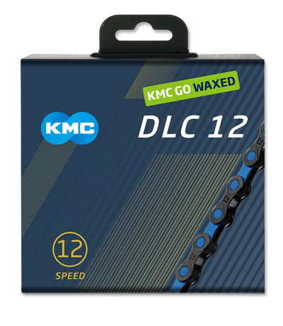 KMC Ketting DLC12 Black Blue 126S cire