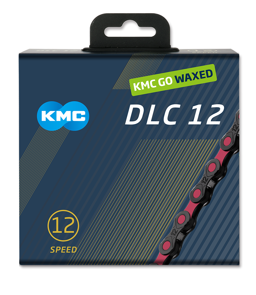 Kmc ketting dlc12 noir rose 126s cire